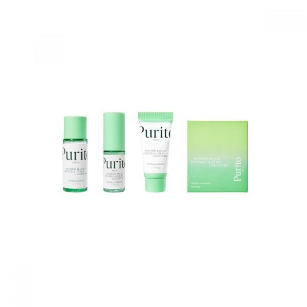 Purito SEOUL - Wonder Releaf Centella Mini Kit Unscented - 1 set (3 items)