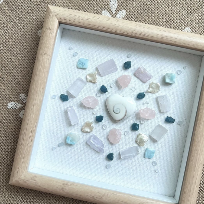 **Ocean Child: A Spiritual Studio for Intentional Crystal Grids**