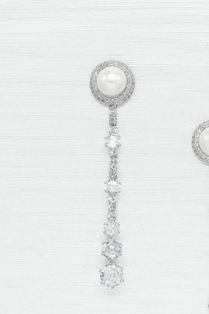 Peach Long earring 8mm - Image 2