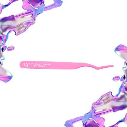 VA+ Beauty Royal Grip Precision Eyelashes Tweezer - Pink