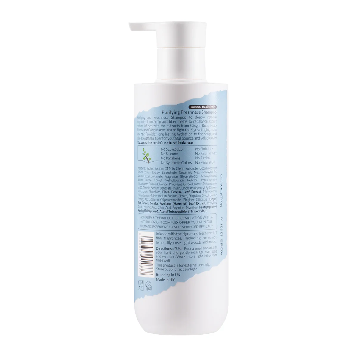 PURIFYING FRESHNESS SHAMPOO 400ML - Image 4