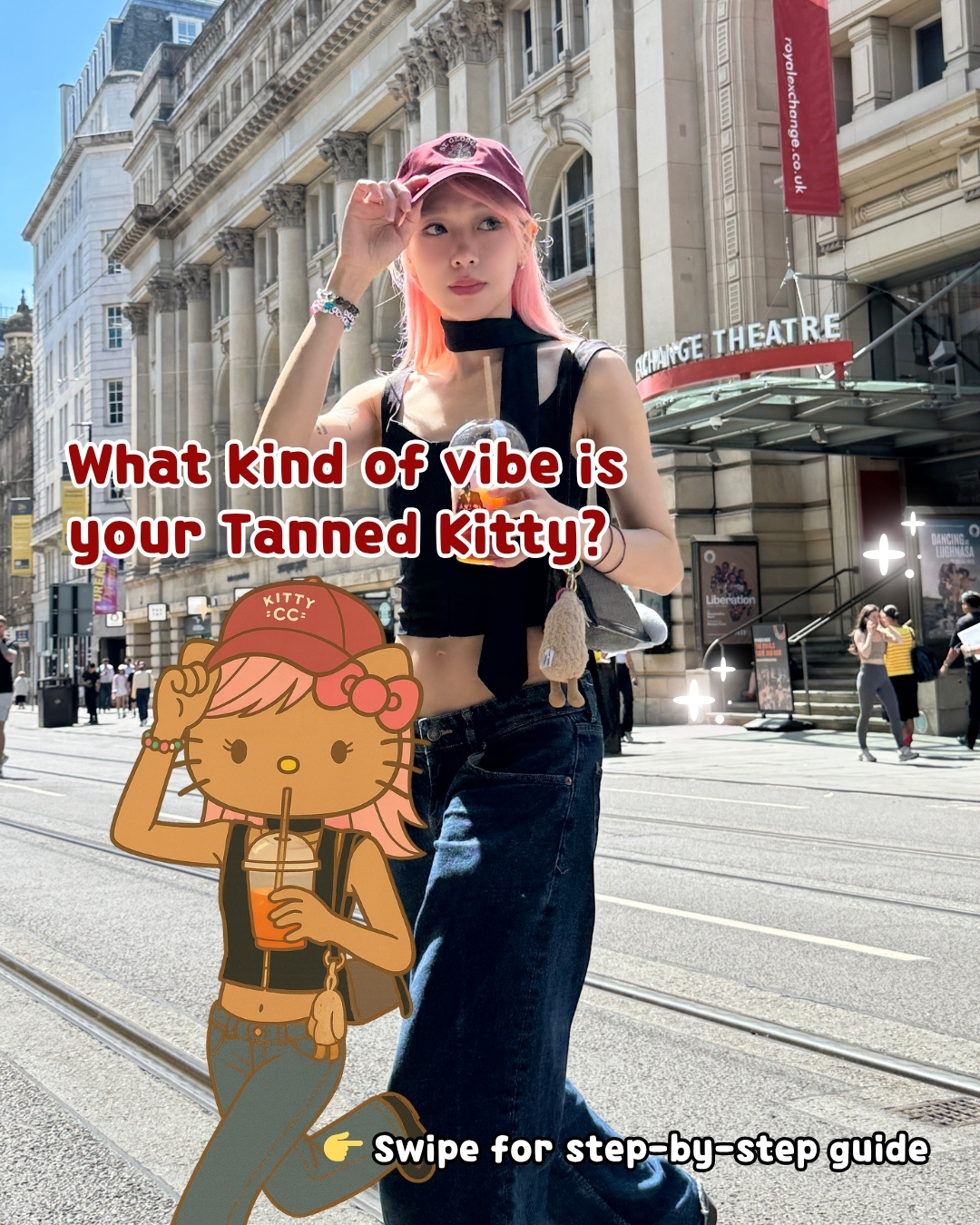 How to create your tanned Hello Kitty sticker with Chatgpt?